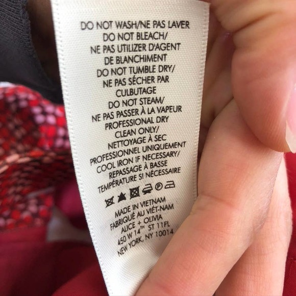 Alice + Olivia Red Wide Leg Jumpsuit - Picture 9 of 13